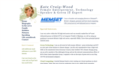 Desktop Screenshot of kate.craig-wood.com