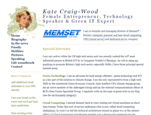 Tablet Screenshot of kate.craig-wood.com